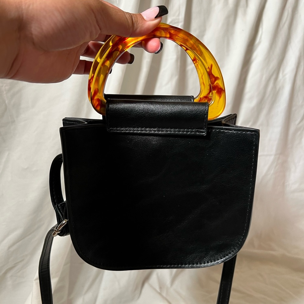 Black mini crossbody bag